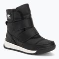 Sorel Whitney II Strap WP junior snow boots black/sea salt