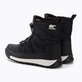 Children's trekking boots Sorel Whitney II Short Lace Wp black/black 3