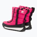 Sorel Outh Whitney II Puffy Mid cactus pink/black children's snow boots 3