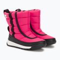 Sorel Outh Whitney II Puffy Mid cactus pink/black children's snow boots 4