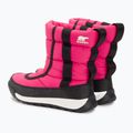 Sorel Outh Whitney II Puffy Mid cactus pink/black junior snow boots 3