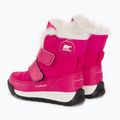 Sorel Whitney II Strap WP cactus pink/black children's snow boots 3