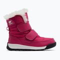 Children's trekking boots Sorel Whitney II Strap Wp cactus pink/black 7