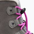Sorel Sorel Explorer Lace quarry/bright lavender junior snow boots 13
