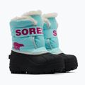 Sorel Snow Commander junior snow boots ocean surf/cactus pink 9