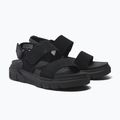 Timberland women's Greyfield 2 Strap black suede sandals 11