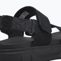 Timberland women's Greyfield 2 Strap black suede sandals 14