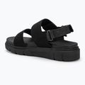 Timberland women's Greyfield 2 Strap black suede sandals 3