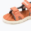 Timberland Perkins Row 2 Strap light orange children's sandals 7