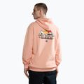 Men's Napapijri B-Boyd H pink salmon sweatshirt 5