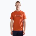 Men's Napapijri S-Smallwood orange burnt T-shirt