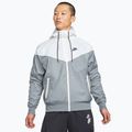 Men's Nike Sportswear Windrunner jacket smoke grey/white/smoke grey/black