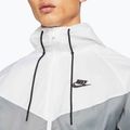Men's jacket Nike Sportswear Windrunner smoke grey/white/smoke grey/black 5