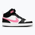 Children's shoes Nike Court Borough Mid 2 black/sunset pulse/white 8