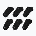 Men's socks Nike Everyday Plus Cushioned No Show 6 pairs black/white 4