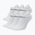 Socks Nike Everyday Cushioned No-Show 6 pairs white/black