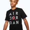 Men's T-shirt Nike Jordan AJ5 Graphic black/white/gum red 4