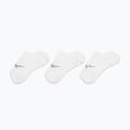 Women's socks Nike Everyday Plus Lightweight Footie 3 pairs white/wolf-grey