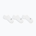 Women's socks Nike Everyday Plus Lightweight Footie 3 pairs white/wolf-grey 2