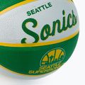 Wilson NBA Team Retro Mini Seattle SuperSonics basketball WTB3200XBSEA size 3 3