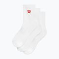 Socks Wilson Quarter Top 3 pairs bright white