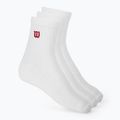 Socks Wilson Quarter Top 3 pairs bright white