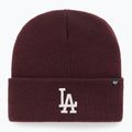 47 Brand MLB Los Angeles Dodgers Haymaker dark maroon winter beanie