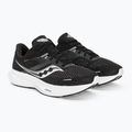 Men's running shoes Saucony Ride 16 black/white 4