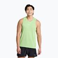 Men's Saucony Stopwatch Graphics Singlet running shirt green SAM800325-INHS3