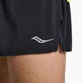 Men's Saucony Outpace 2.5" Split Running Shorts black SAM800326-BK 3
