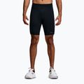 Men's Saucony Fortify Lined Half black running shorts