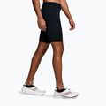 Men's Saucony Fortify Lined Half black running shorts 3