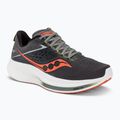 Men's Saucony Ride 17 shadow/pepper running shoes