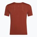 Men's Saucony Stopwatch paprika heather running shirt 2