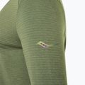 Men's Saucony Triumph 3D 1/2 Zip bough heather running sweatshirt 6