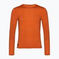 Men's Saucony Stopwatch spice heather running longsleeve