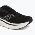 Women's running shoes Saucony Ride 18 black/white 7