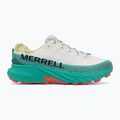 Merrell Agility Peak 5 white/turquoise men's running shoes 2