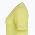Women's running shirt Saucony Stopwatch SS sunny lime heather 3