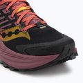 Women's running shoes Saucony Ride Trail 2 black/terra 7