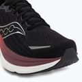 Men's running shoes Saucony Hurricane 25 black/crimson 7