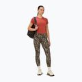 Women's yoga T-shirt Sweaty Betty Athlete Crop Seamless Workout terrazzo red 2
