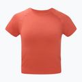 Women's yoga T-shirt Sweaty Betty Athlete Crop Seamless Workout terrazzo red 6