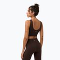 Training bra Sweaty Betty Stamina Seamless Scoop espresso brown 3