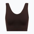 Training bra Sweaty Betty Stamina Seamless Scoop espresso brown 5