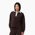 Women's sweatshirt Sweaty Betty Revive Rugby espresso brown