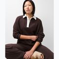 Women's sweatshirt Sweaty Betty Revive Rugby espresso brown 4