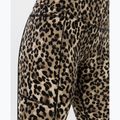 Women's training leggings Sweaty Betty Power Piping Workout 7/8 brown ink leopard print 6