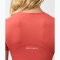 Women's yoga T-shirt Sweaty Betty All Day Wrap terrazzo red 5