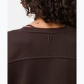 Women's sweatshirt Sweaty Betty After Class Yoke Crop espresso brown 4